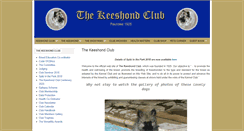 Desktop Screenshot of keeshondclub.co.uk